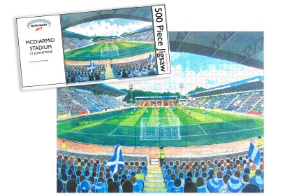 McDiarmid Stadium Fine Art Jigsaw Puzzle - St Johnstone FC